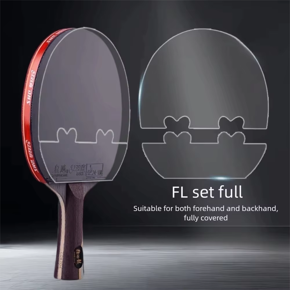 Posicionador Raqueta Tenis de Mesa – Placa Alineación Goma Acrílica