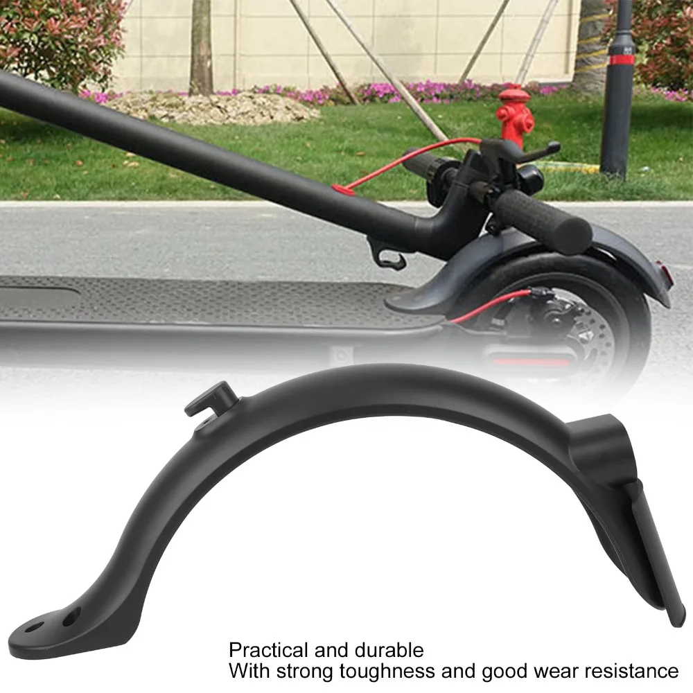 Guardabarros trasero ABS con gancho y soporte para matrícula Xiaomi - imagen 4