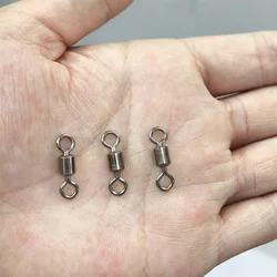Rodamiento de bolas giratorio con gancho de anillo sólido a presión