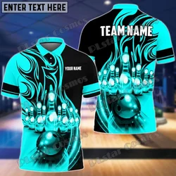 Polo Bowling 3D Llama – Camiseta Estampada Premium Verano