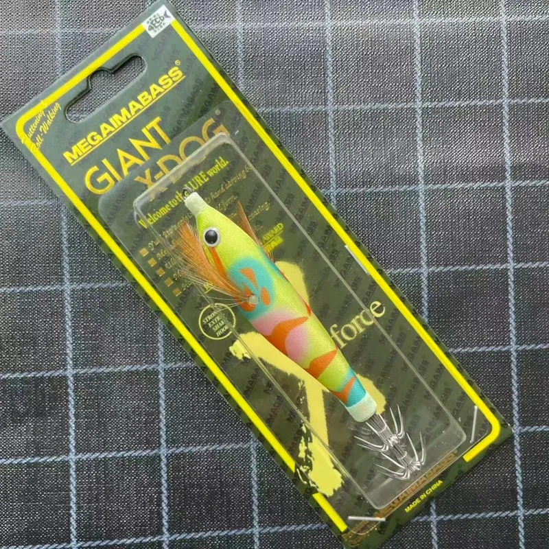 MEGAIMABASS Anzuelos de madera para camarón y calamar, cebo especial - imagen 4