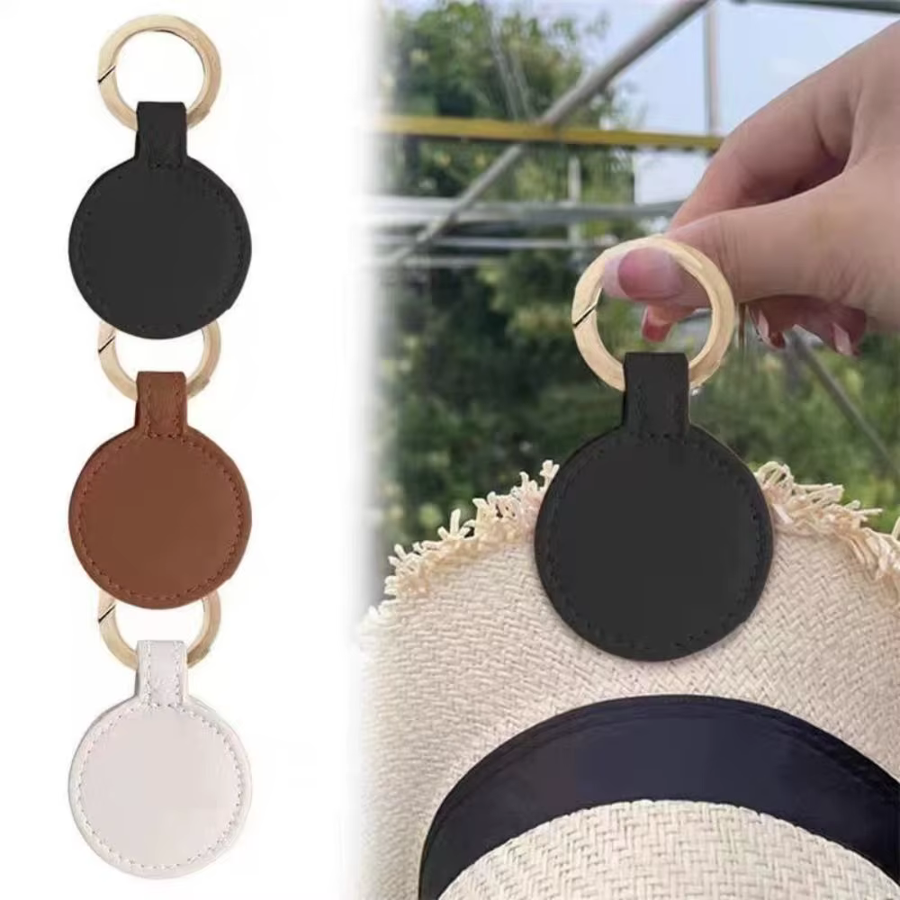 Clip magnético para sombrero y bolso de pesca – Cuero PU - imagen 4