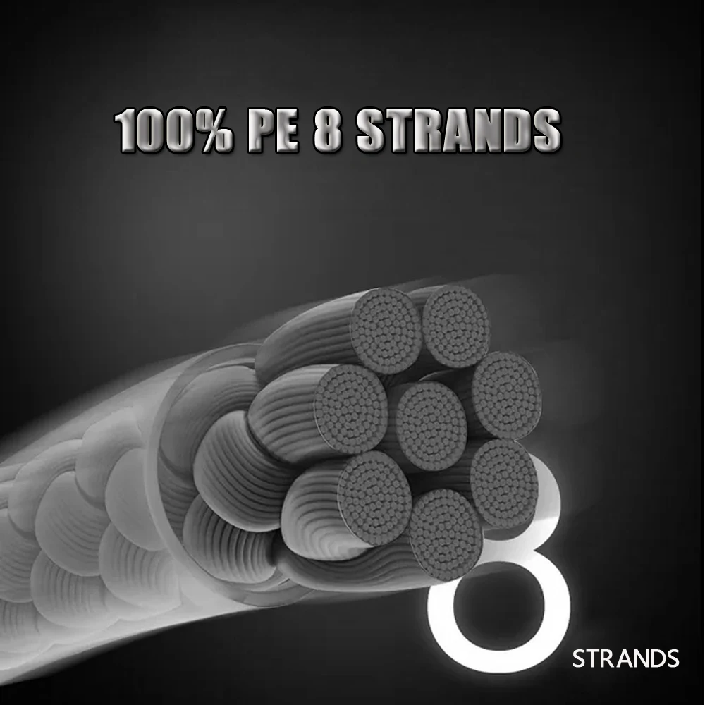 Sedal trenzado JOF 8 hebras PE – Resistente antimordida - imagen 5