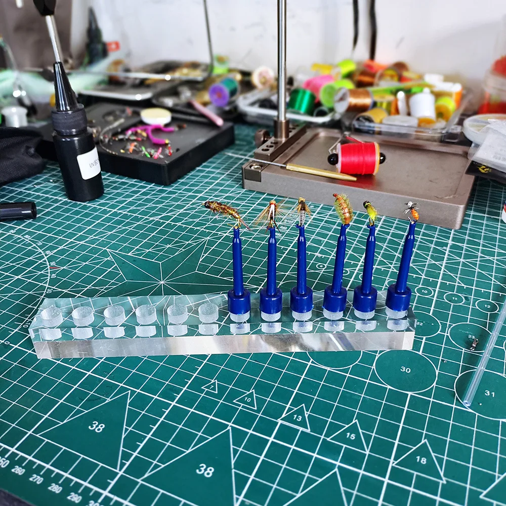 ICERIO Soporte Acrílico para Señuelos y Moscas de Pesca - imagen 5