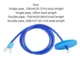 Tubo de snorkel de silicona anti-asfixia doble y ligero