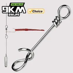 Conectores rápidos twist clips acero inox 9KM para mosca