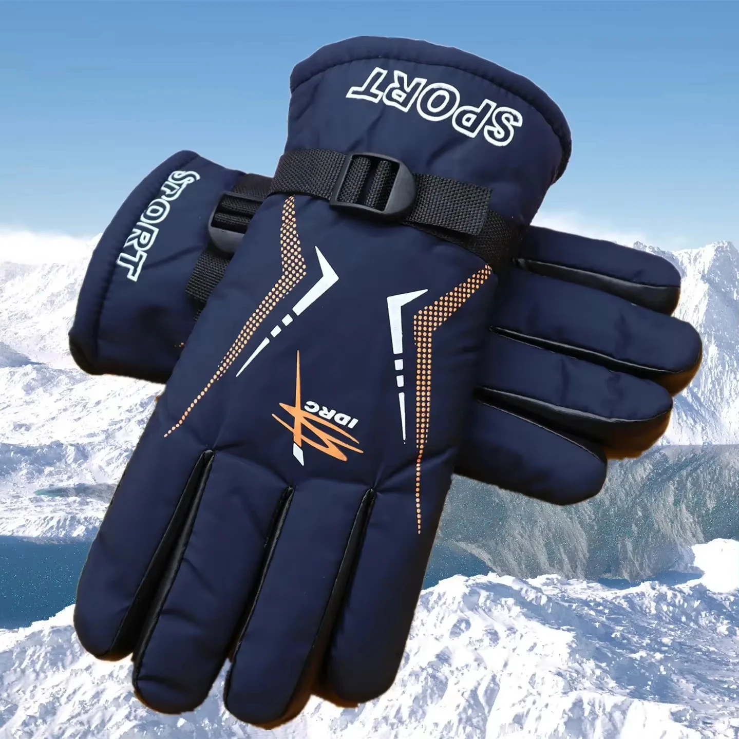 Guantes de pesca invierno impermeables antideslizantes
