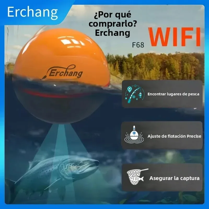 Sonda de pesca inalámbrica WiFi Erchang F68 – para iOS y Android - imagen 2