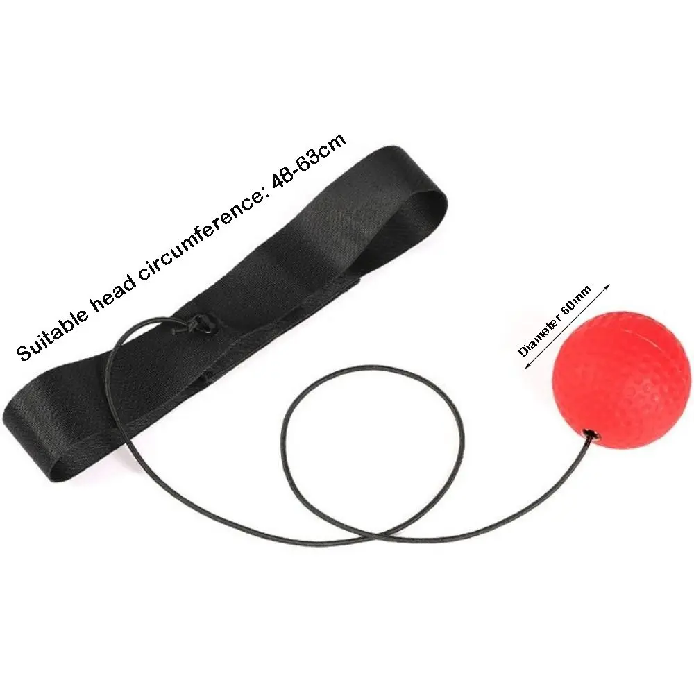 Pelota de entrenamiento con diadema y diseño negro/rojo