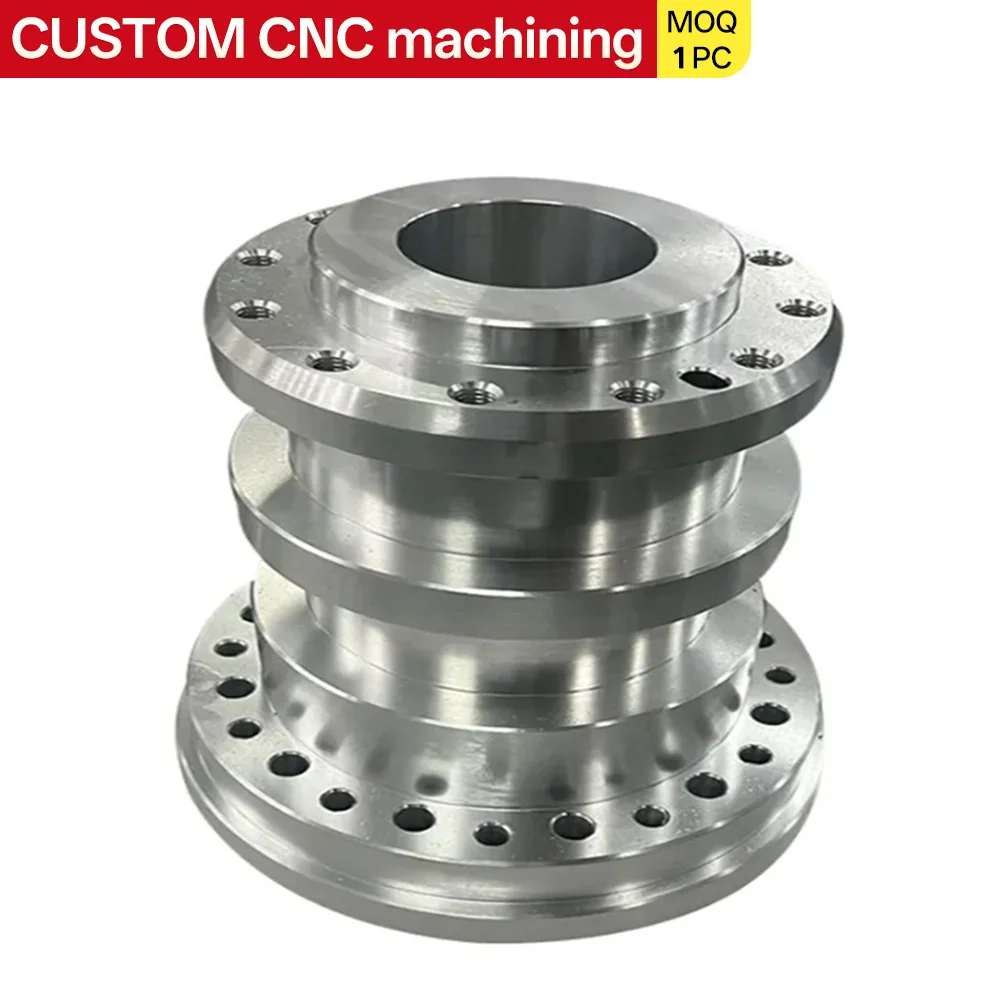 Acoplamientos mecánicos brida acero resistente a medida CNC - imagen 2