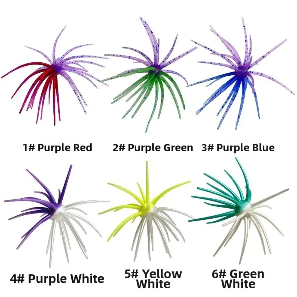 Señuelos de silicona doble color TPE con forma natural - imagen 3