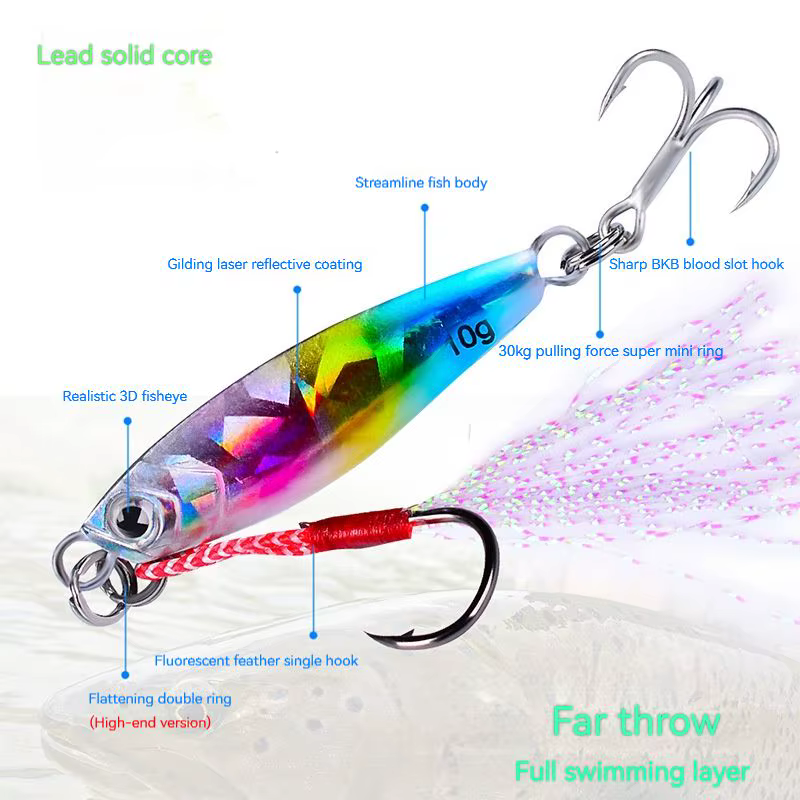 PRO BEROS Japen Jig metálico Shore señuelo lubina - imagen 4