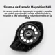 Carrete de pesca perfil bajo con freno magnético y bobina CNC - imagen 2
