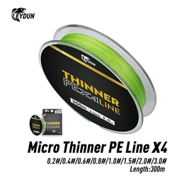 LEYDUN Micro Sedal Trenzado Japonés para Carpa