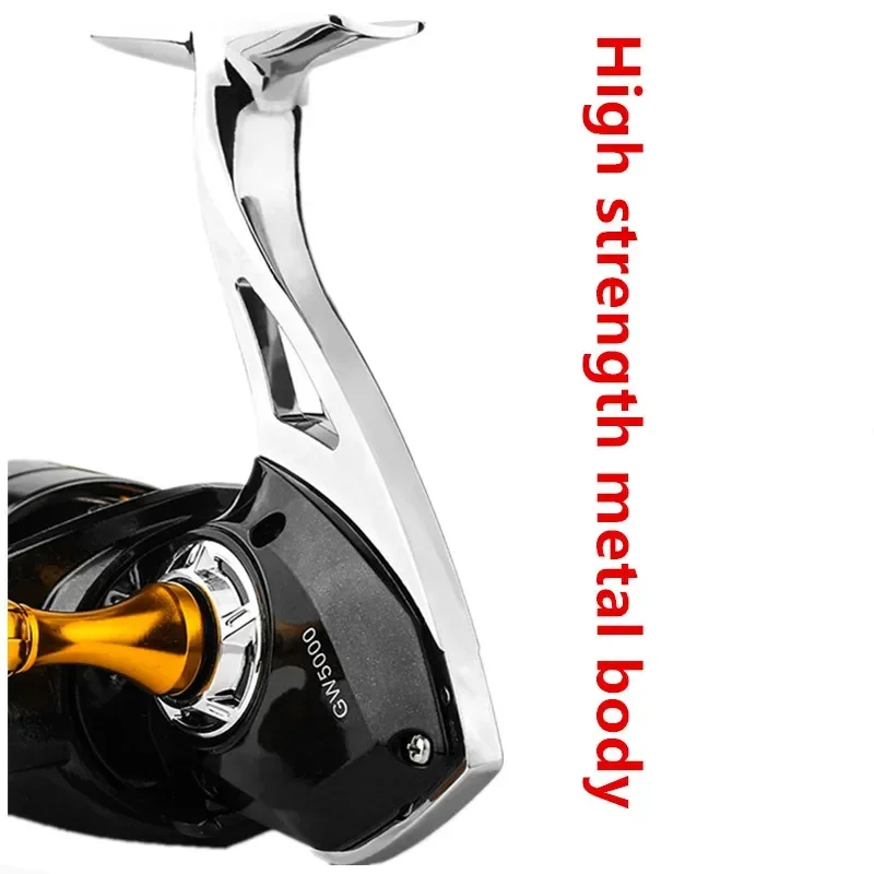 Okuma Baoxiong carrete de pesca metálico con freno y rueda giratoria - imagen 3