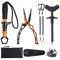 Kit herramientas pesca Goture – Pinza labio, extractor anzuelos y cordón