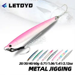 Señuelo de Pesca LETOYO en Metal para Arrastre – Anzuelos Incluidos