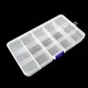Caja de señuelos cuadrada con organizador portátil y ganchos - imagen 5