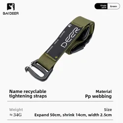 Correas para mochila de pesca resistentes con fijación duradera