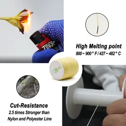 Línea de pesca trenzada de kevlar alta resistencia para agua salada