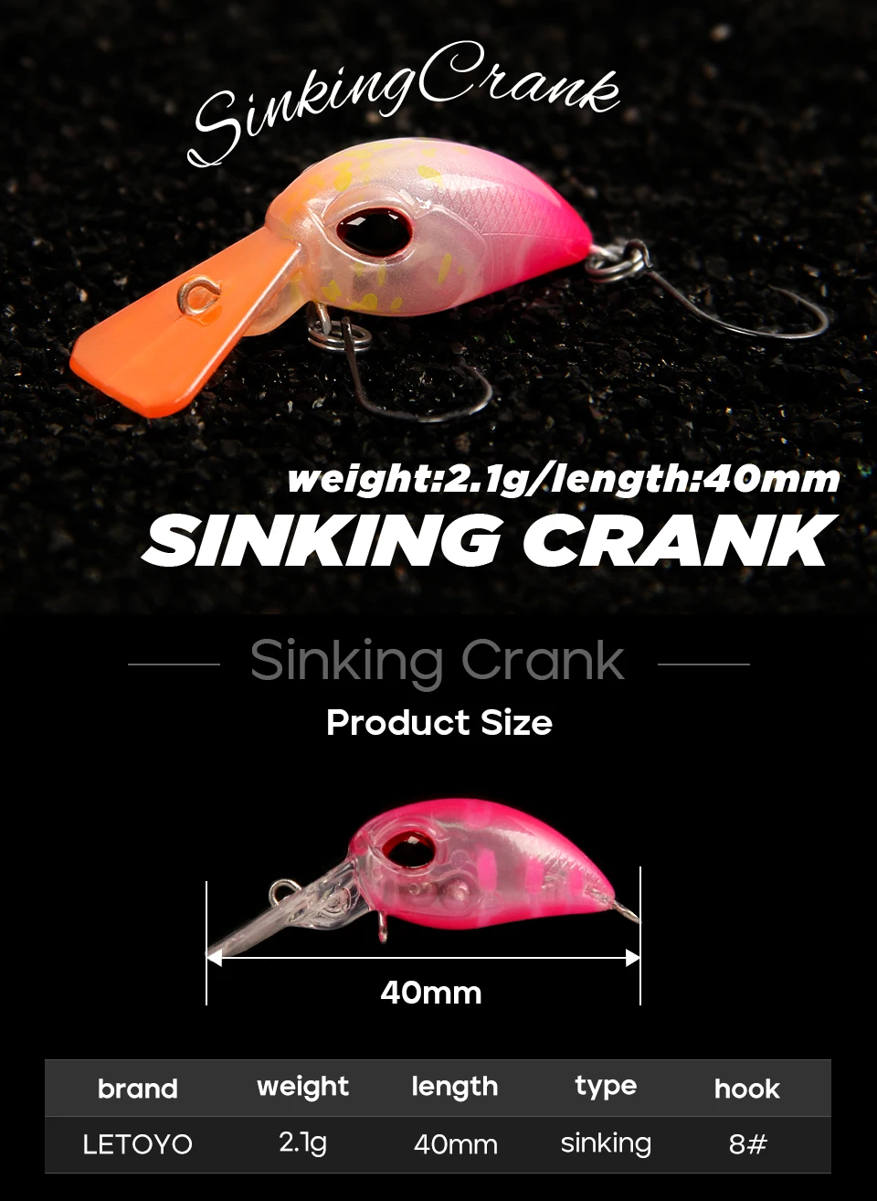 Señuelos duros tipo crankbait