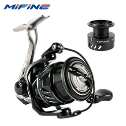 Mifine REFLEX carrete giratorio ligero para pesca en orilla