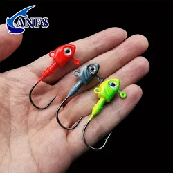 ANFS anzuelos cabeza de plomo para Swimbait – afilados con púas