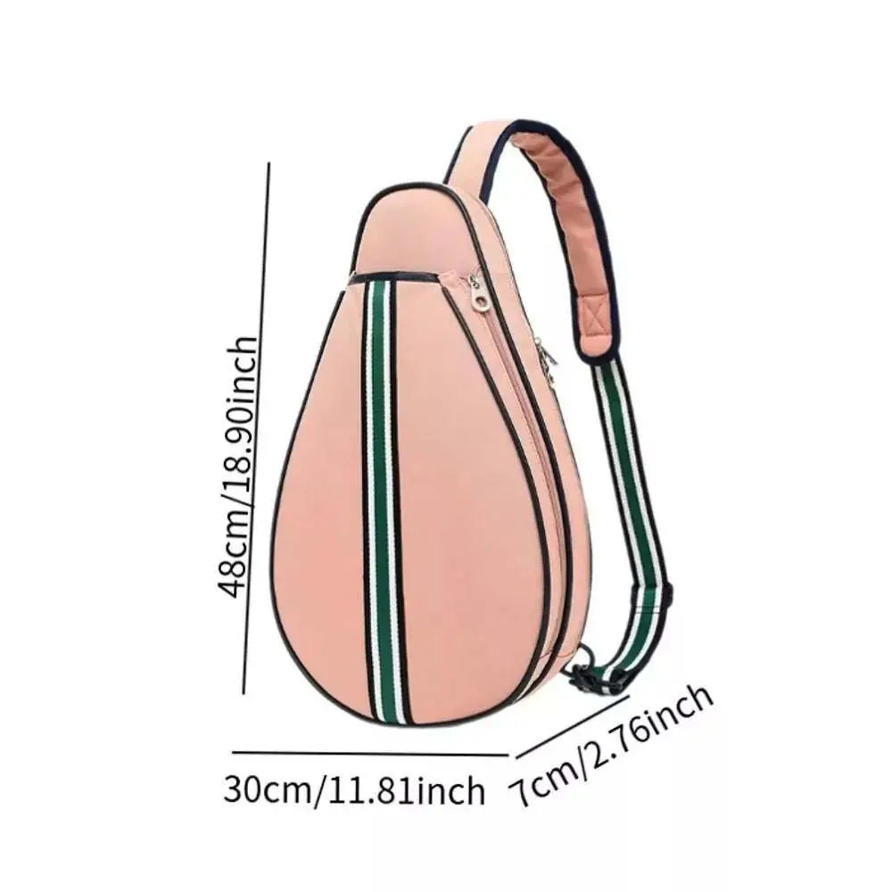 Bolsa para raqueta de tenis impermeable con cremallera y bandolera - imagen 4
