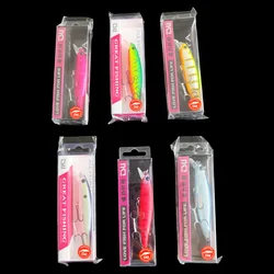 TSURINOYA DW76 Minnow suspendido para lubina y lucio, wobbler