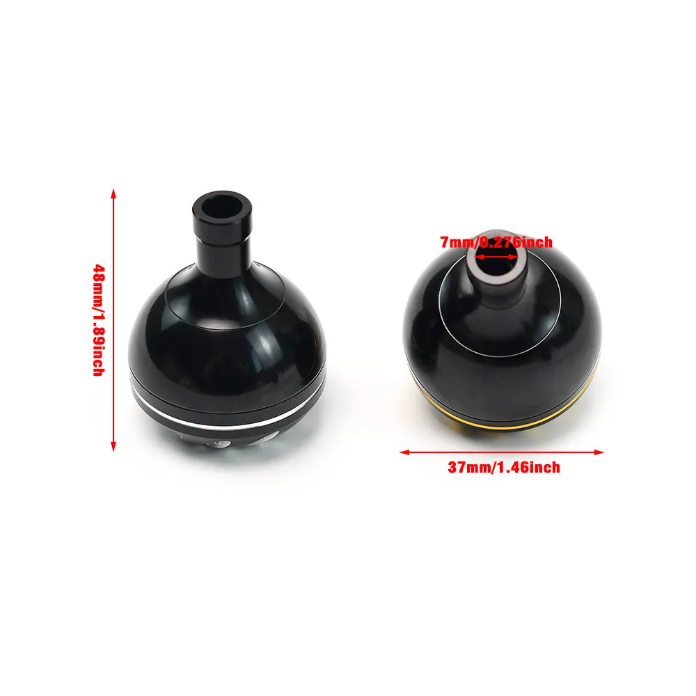 Perilla universal MNFT aluminio mecanizado CNC para carrete spinning - imagen 4