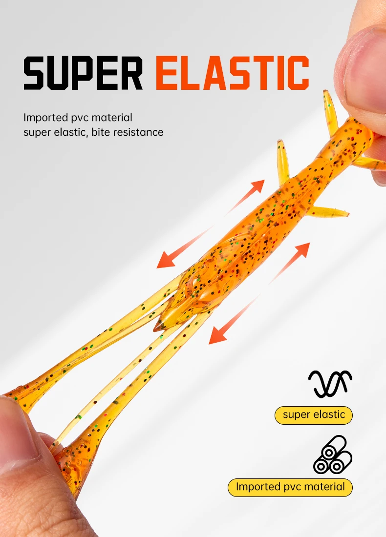 Detalle del diseño biomimético del cebo de lagostilla