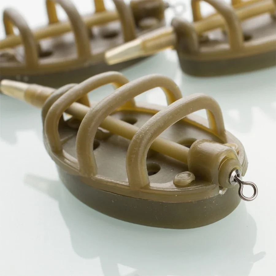Method feeder inline para carpfishing con molde de cebo