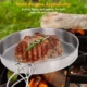 Utensilios de camping de acero inoxidable para pícnic al aire libre - imagen 4