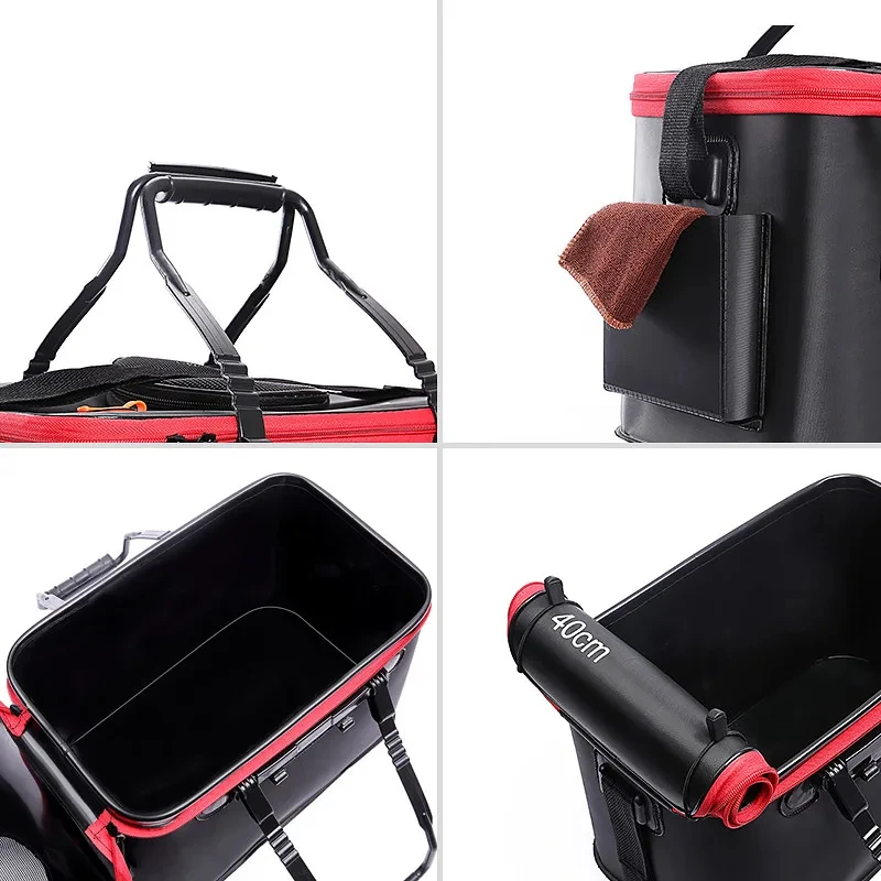 Cubo EVA Plegable para Peces Vivos – Accesorio de Pesca