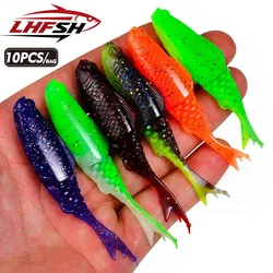 Señuelos blandos cola en T para lubina oscilante – pesca con vinilo