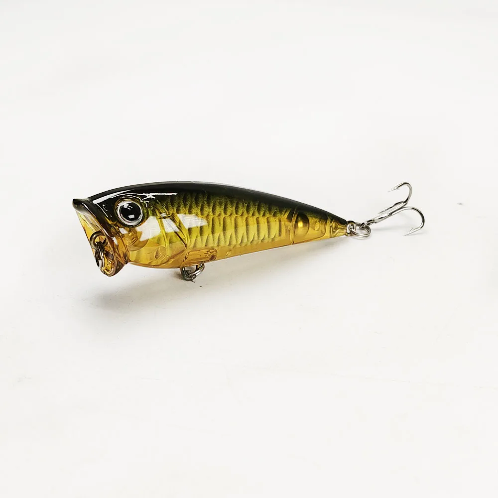 Señuelos Topwater Popper 3D de boca grande con gran salpicadura - imagen 5