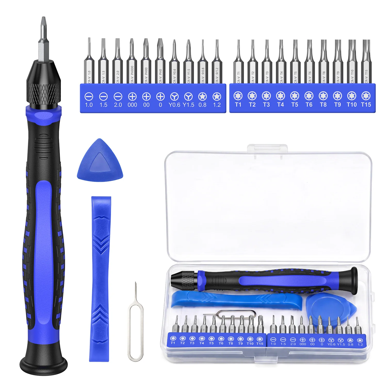 Kit destornilladores de precisión mini para MacBook, PC y gafas - imagen 2