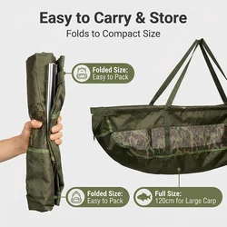 Bolsa Pesaje Carpa Flotante Hirisi W201 Plegable con Malla
