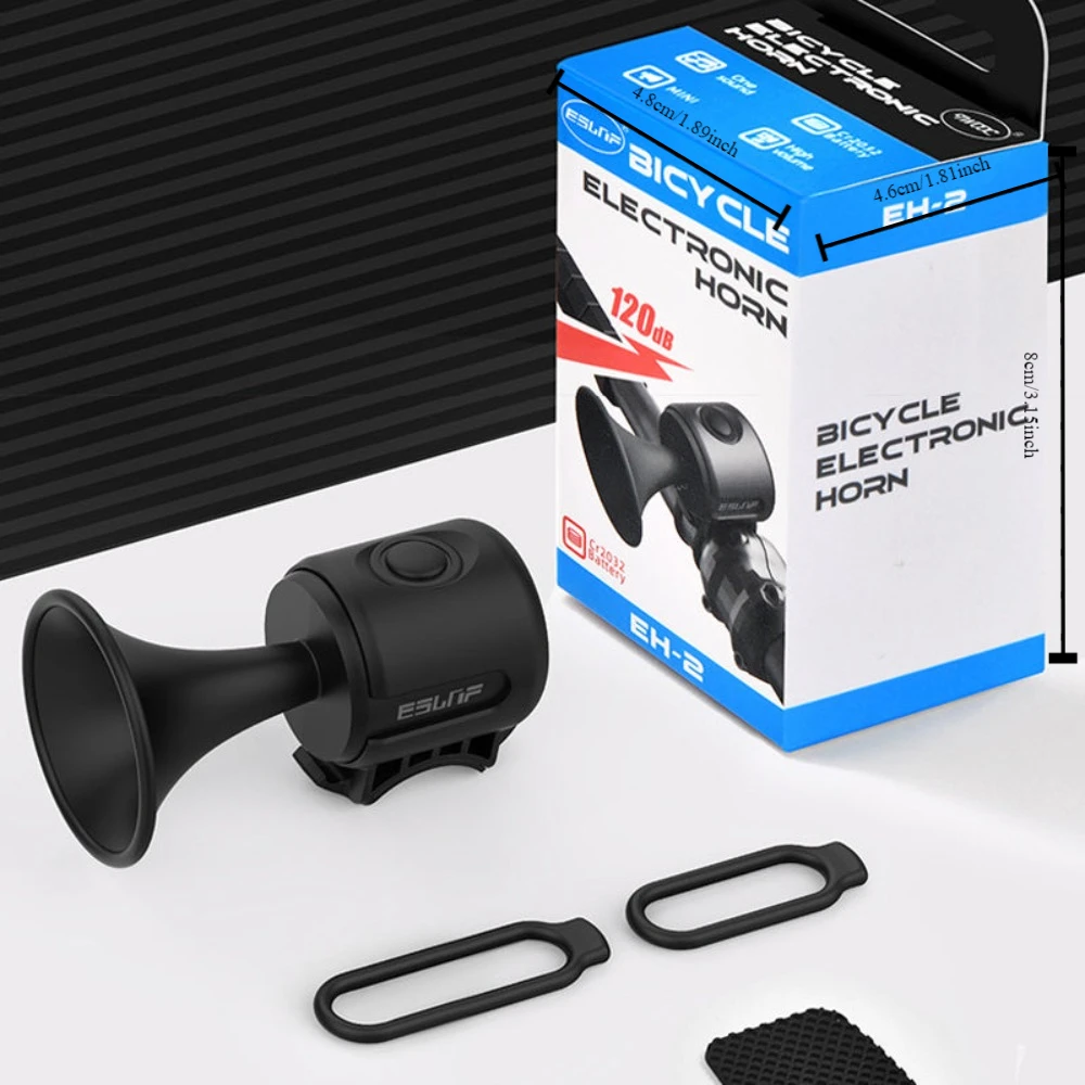 Bocina electrónica para bicicleta, diseño compacto