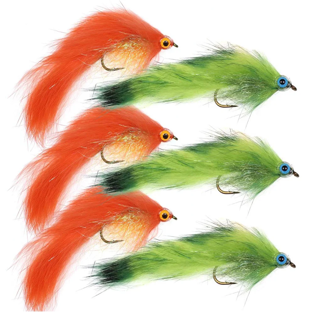 Vtwins Zonker Streamers de pelo de conejo con ojos 3D luminosos - imagen 5