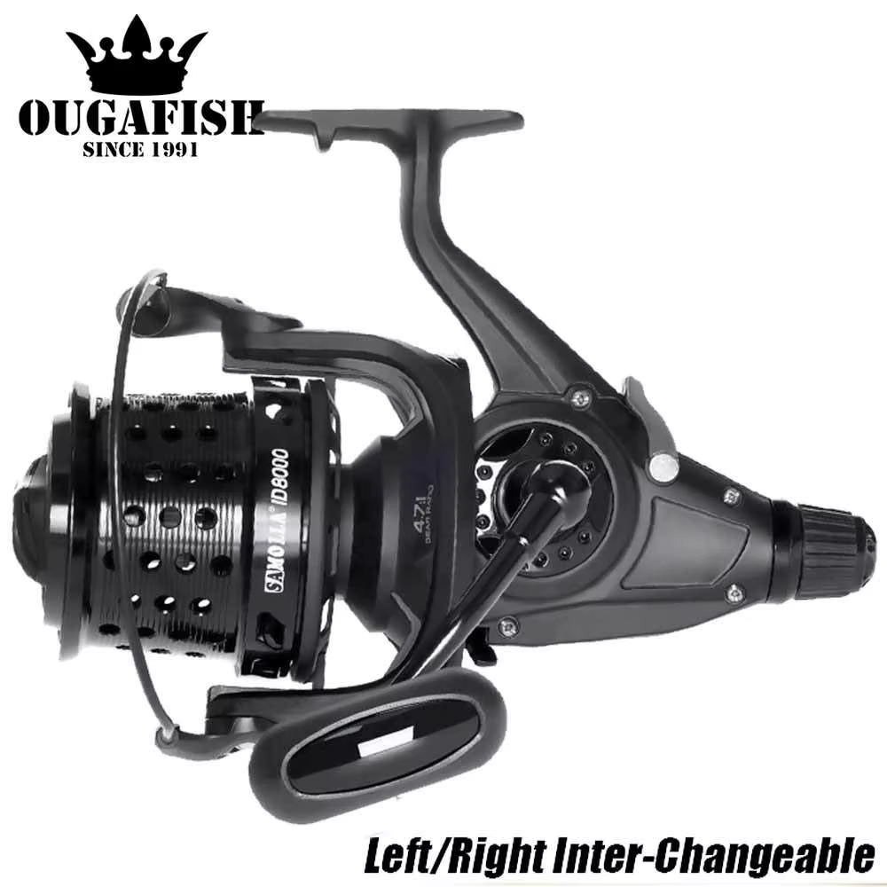 Carrete carbono para carpa 10+1BB 4.7:1 arrastre doble
