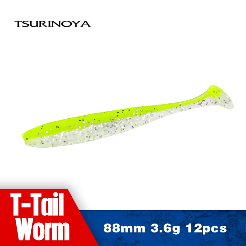 Tsurinoya Señuelo blando silicona Cola T 88mm – Sábalo - imagen 5