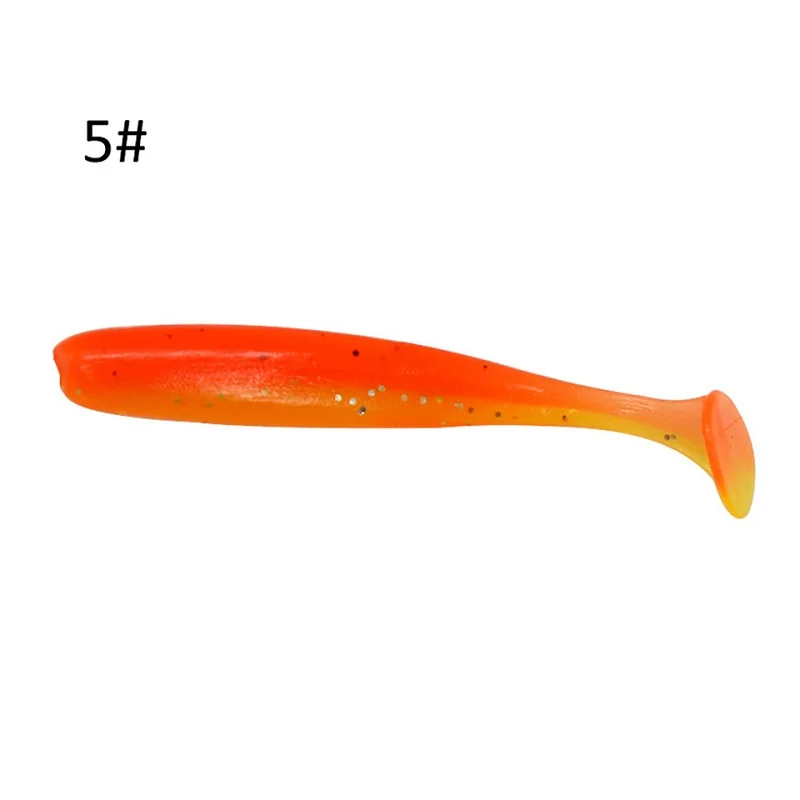 Cuerpo elástico de silicona con cola bifurcada del wobbler minnow
