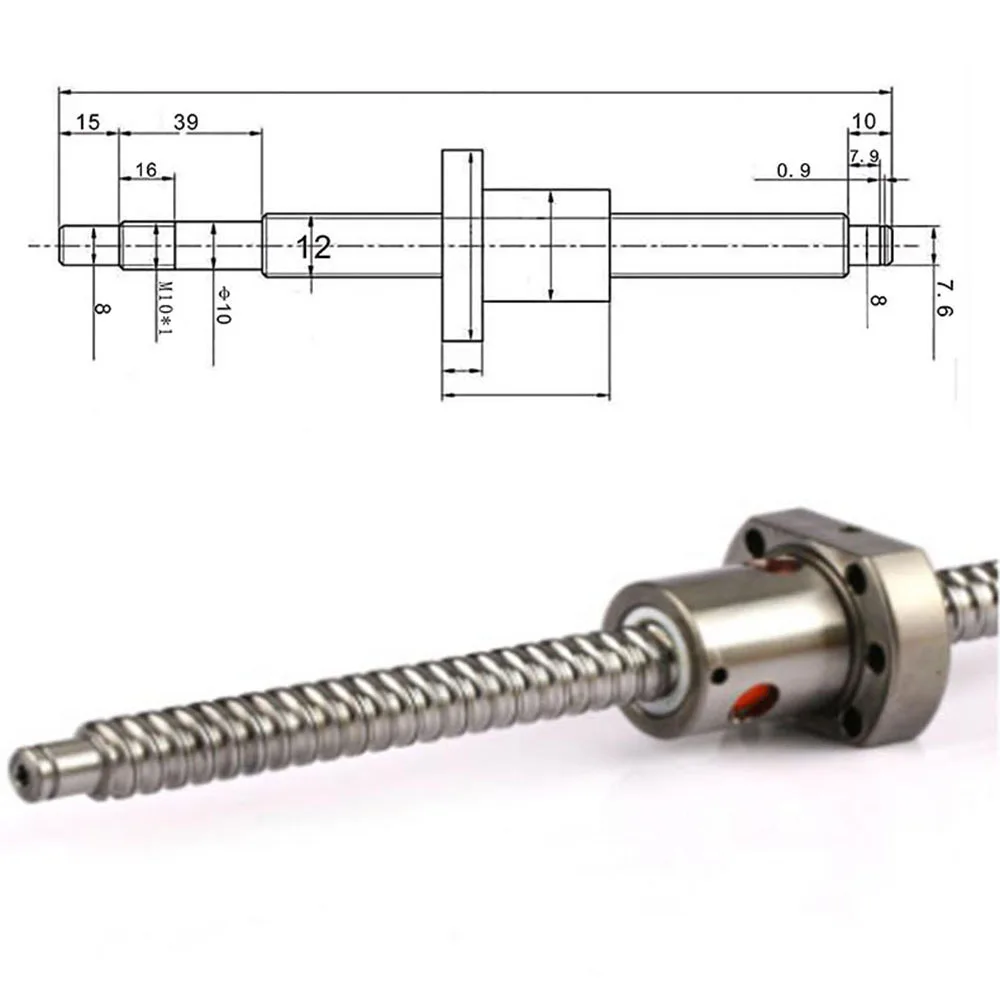 Tornillos de bolas de transmisión CNC de precisión con tuerca - imagen 5
