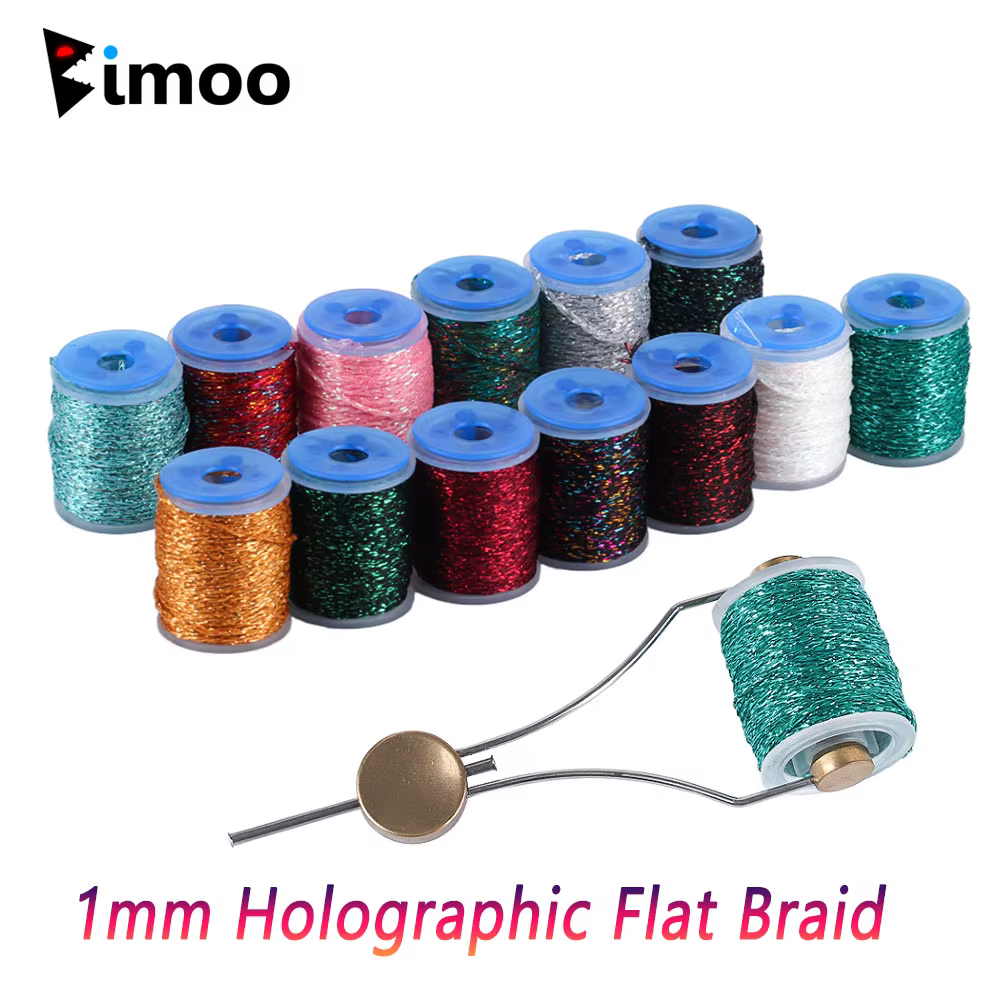 Bimoo-FlashTinsel Mylar holográfico – Ninfas y streamers - imagen 2
