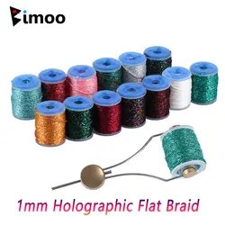 Bimoo-FlashTinsel Mylar holográfico – Ninfas y streamers