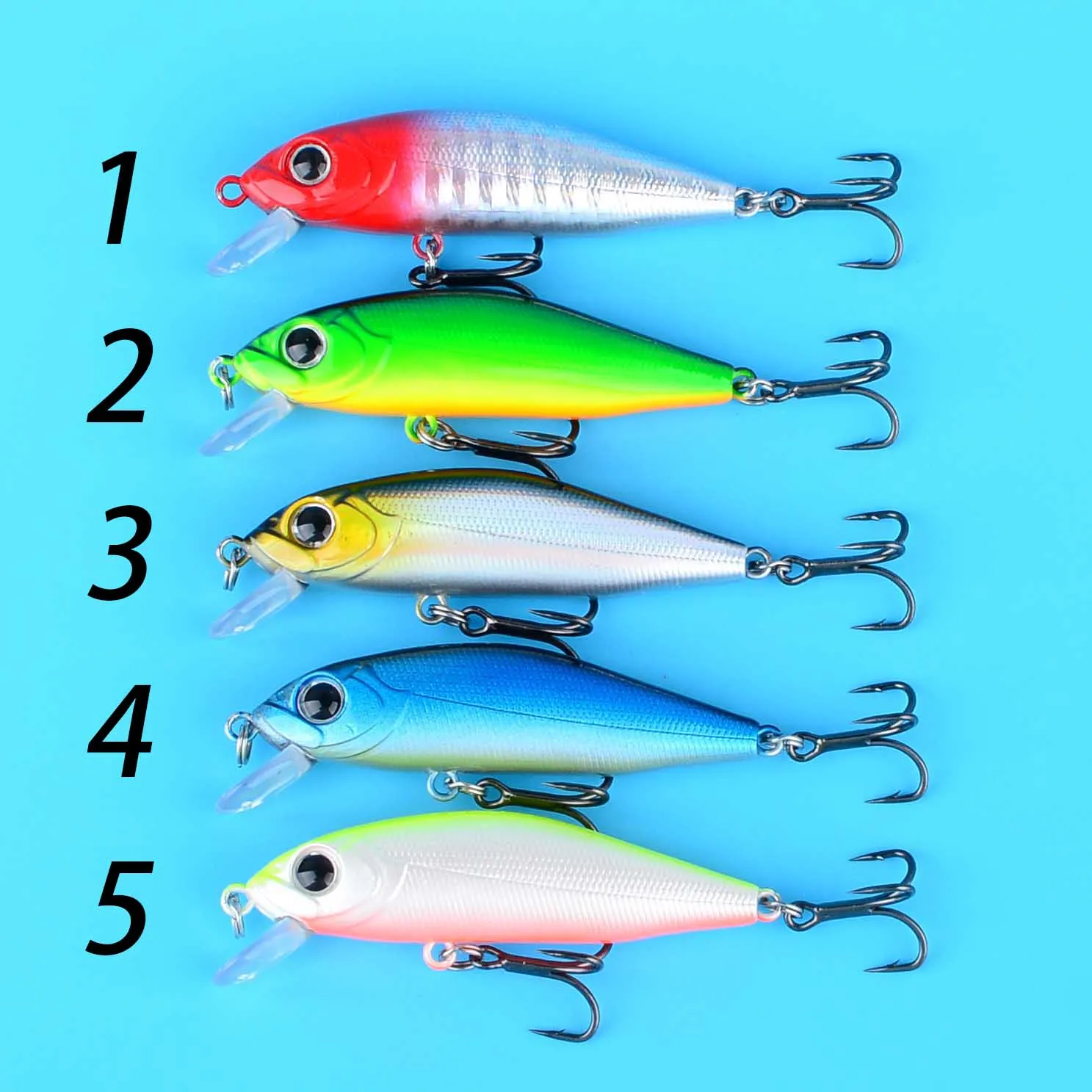 Wobbler Minnow cebo duro flotante para lubina rayada - imagen 4