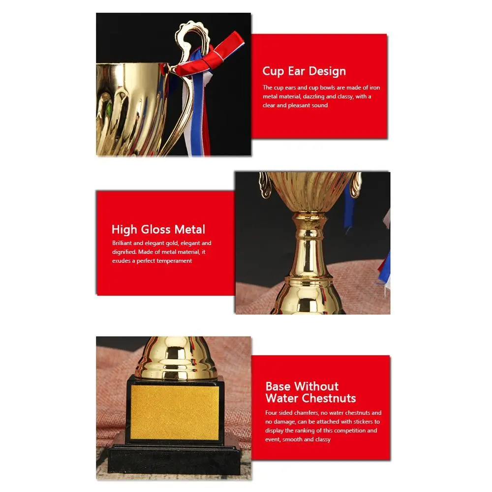 Trofeo sin tapa, dorado