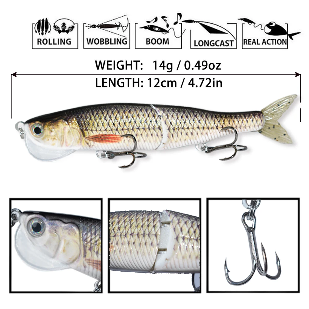 Wobbler articulado 5.3 pulgadas