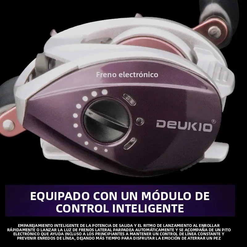 Carrete Baitcasting DEUKIO DC – Lanzamiento largo y control - imagen 3